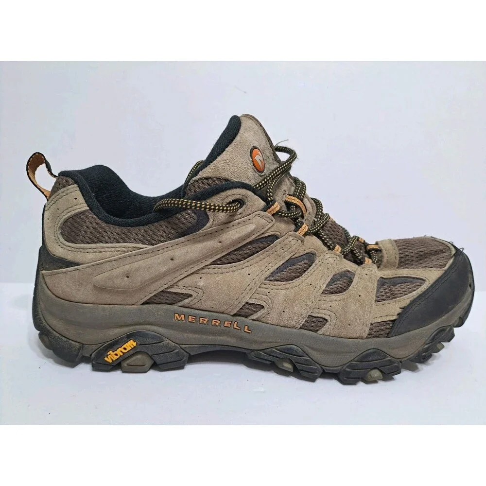 Merrell Moab 3 Men's Size 11.5 Hiking Boots Brown Walnut Leather Trail Hike